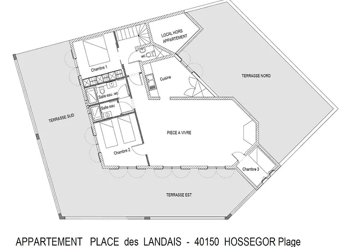 Les Basques, Vue Et Acces Directe à La Plage, Immense Terrasse, Place Des Landais Hossegor, Quartier Très Animé, Idéal Pour Un Entre Amis Appartement *